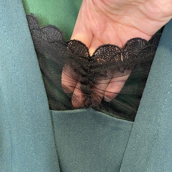 CLASS ROBERTO CAVALLI Office Siren Snake Charm Designer Italian Green Dress 8 - Picture 7 of 16